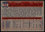 1957 Topps #74 Vito Valentinetti<br />B57T 09 8070<br /><a class='button AddToCart' data-ajax='true' data-ajax-mode='replace' data-ajax-update='#cart-info' href='/AddToCart?itemId=7058449&quantity=1&type=0'>Add To Cart</a>