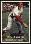 1957 Topps #129 Saul Rogovin<br />B57T 09 8075<br /><a class='button AddToCart' data-ajax='true' data-ajax-mode='replace' data-ajax-update='#cart-info' href='/AddToCart?itemId=7058454&quantity=1&type=0'>Add To Cart</a>