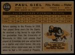 1960 Topps #526 Paul Giel<br />B60T 14 1778<br /><a class='button AddToCart' data-ajax='true' data-ajax-mode='replace' data-ajax-update='#cart-info' href='/AddToCart?itemId=7058944&quantity=1&type=0'>Add To Cart</a>