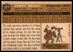 1960 Topps #277 Harry Bright<br />B60T 14 1866<br /><a class='button AddToCart' data-ajax='true' data-ajax-mode='replace' data-ajax-update='#cart-info' href='/AddToCart?itemId=7059034&quantity=1&type=0'>Add To Cart</a>