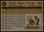 1960 Topps #301 Jerry Davie<br />B60T 14 1877<br /><a class='button AddToCart' data-ajax='true' data-ajax-mode='replace' data-ajax-update='#cart-info' href='/AddToCart?itemId=7059045&quantity=1&type=0'>Add To Cart</a>