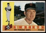 1960 Topps #268 Al Worthington<br />B60T 14 1920<br /><a class='button AddToCart' data-ajax='true' data-ajax-mode='replace' data-ajax-update='#cart-info' href='/AddToCart?itemId=7059089&quantity=1&type=0'>Add To Cart</a>