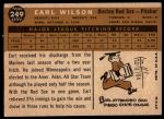 1960 Topps #249 Earl Wilson<br />B60T 14 1926<br /><a class='button AddToCart' data-ajax='true' data-ajax-mode='replace' data-ajax-update='#cart-info' href='/AddToCart?itemId=7059095&quantity=1&type=0'>Add To Cart</a>