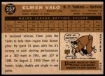 1960 Topps #237 Elmer Valo<br />B60T 14 1933<br /><a class='button AddToCart' data-ajax='true' data-ajax-mode='replace' data-ajax-update='#cart-info' href='/AddToCart?itemId=7059102&quantity=1&type=0'>Add To Cart</a>