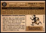 1960 Topps #41 Barry Latman<br />B60T 14 2004<br /><a class='button AddToCart' data-ajax='true' data-ajax-mode='replace' data-ajax-update='#cart-info' href='/AddToCart?itemId=7059173&quantity=1&type=0'>Add To Cart</a>