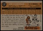 1960 Topps #137  -  Lou Klimchock Rookie Star<br />B60T 14 2019<br /><a class='button AddToCart' data-ajax='true' data-ajax-mode='replace' data-ajax-update='#cart-info' href='/AddToCart?itemId=7059188&quantity=1&type=0'>Add To Cart</a>