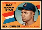 1960 Topps #135  -  Ken Johnson Rookie Star<br />B60T 14 2023<br /><a class='button AddToCart' data-ajax='true' data-ajax-mode='replace' data-ajax-update='#cart-info' href='/AddToCart?itemId=7059192&quantity=1&type=0'>Add To Cart</a>