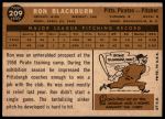 1960 Topps #209 Ron Blackburn<br />B60T 14 2076<br /><a class='button AddToCart' data-ajax='true' data-ajax-mode='replace' data-ajax-update='#cart-info' href='/AddToCart?itemId=7059245&quantity=1&type=0'>Add To Cart</a>