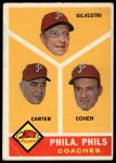 #466 Phillies Coaches Ken Silvestri / Dick Carter / Andy Cohen 