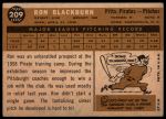 1960 Topps #209 Ron Blackburn<br />B60T 14 2165<br /><a class='button AddToCart' data-ajax='true' data-ajax-mode='replace' data-ajax-update='#cart-info' href='/AddToCart?itemId=7059336&quantity=1&type=0'>Add To Cart</a>
