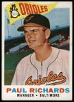 1960 Topps #224 Paul Richards<br />B60T 14 2180<br /><a class='button AddToCart' data-ajax='true' data-ajax-mode='replace' data-ajax-update='#cart-info' href='/AddToCart?itemId=7059353&quantity=1&type=0'>Add To Cart</a>