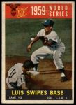 #389 1959 World Series - Game #5 - Luis Swipes Base Luis Aparicio 