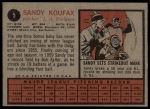 1962 Topps #5 Sandy Koufax<br />B62T 12 5900<br /><a class='button AddToCart' data-ajax='true' data-ajax-mode='replace' data-ajax-update='#cart-info' href='/AddToCart?itemId=7059406&quantity=1&type=0'>Add To Cart</a>