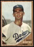 1962 Topps #5 Sandy Koufax<br />B62T 12 5900<br /><a class='button AddToCart' data-ajax='true' data-ajax-mode='replace' data-ajax-update='#cart-info' href='/AddToCart?itemId=7059406&quantity=1&type=0'>Add To Cart</a>