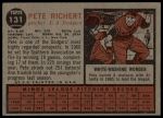 1962 Topps #131 NRM Pete Richert<br />B62T 12 5931<br /><a class='button AddToCart' data-ajax='true' data-ajax-mode='replace' data-ajax-update='#cart-info' href='/AddToCart?itemId=7059439&quantity=1&type=0'>Add To Cart</a>