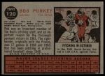 1962 Topps #120 GRN Bob Purkey<br />B62T 12 5968<br /><a class='button AddToCart' data-ajax='true' data-ajax-mode='replace' data-ajax-update='#cart-info' href='/AddToCart?itemId=7059476&quantity=1&type=0'>Add To Cart</a>