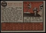 1962 Topps #149 GRN Bob Duliba<br />B62T 12 5973<br /><a class='button AddToCart' data-ajax='true' data-ajax-mode='replace' data-ajax-update='#cart-info' href='/AddToCart?itemId=7059481&quantity=1&type=0'>Add To Cart</a>