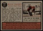 1962 Topps #221 Bill Short<br />B62T 12 5993<br /><a class='button AddToCart' data-ajax='true' data-ajax-mode='replace' data-ajax-update='#cart-info' href='/AddToCart?itemId=7059502&quantity=1&type=0'>Add To Cart</a>