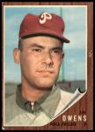 1962 Topps #212 Jim Owens<br />B62T 12 6003<br /><a class='button AddToCart' data-ajax='true' data-ajax-mode='replace' data-ajax-update='#cart-info' href='/AddToCart?itemId=7059512&quantity=1&type=0'>Add To Cart</a>