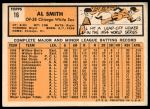 1963 Topps #16 Al Smith<br />B63T 10 9543<br /><a class='button AddToCart' data-ajax='true' data-ajax-mode='replace' data-ajax-update='#cart-info' href='/AddToCart?itemId=7059573&quantity=1&type=0'>Add To Cart</a>