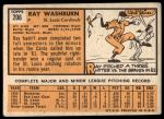 1963 Topps #206 Ray Washburn<br />B63T 10 9579<br /><a class='button AddToCart' data-ajax='true' data-ajax-mode='replace' data-ajax-update='#cart-info' href='/AddToCart?itemId=7059610&quantity=1&type=0'>Add To Cart</a>