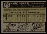 1961 Topps #324 Hank Aguirre<br />B61T 15 1246<br /><a class='button AddToCart' data-ajax='true' data-ajax-mode='replace' data-ajax-update='#cart-info' href='/AddToCart?itemId=7059780&quantity=1&type=0'>Add To Cart</a>