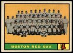 1961 Topps #373  Red Sox Team<br />B61T 15 1251<br /><a class='button AddToCart' data-ajax='true' data-ajax-mode='replace' data-ajax-update='#cart-info' href='/AddToCart?itemId=7059785&quantity=1&type=0'>Add To Cart</a>