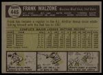 1961 Topps #445 Frank Malzone<br />B61T 15 1362<br /><a class='button AddToCart' data-ajax='true' data-ajax-mode='replace' data-ajax-update='#cart-info' href='/AddToCart?itemId=7059896&quantity=1&type=0'>Add To Cart</a>