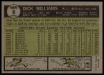 1961 Topps #8 Dick Williams<br />B61T 15 1373<br /><a class='button AddToCart' data-ajax='true' data-ajax-mode='replace' data-ajax-update='#cart-info' href='/AddToCart?itemId=7059907&quantity=1&type=0'>Add To Cart</a>