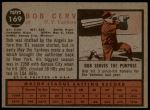 1962 Topps #169 NRM Bob Cerv<br />B62T 12 6019<br /><a class='button AddToCart' data-ajax='true' data-ajax-mode='replace' data-ajax-update='#cart-info' href='/AddToCart?itemId=7059971&quantity=1&type=0'>Add To Cart</a>