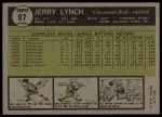 1961 Topps #97 Jerry Lynch<br />B61T 15 1449<br /><a class='button AddToCart' data-ajax='true' data-ajax-mode='replace' data-ajax-update='#cart-info' href='/AddToCart?itemId=7059993&quantity=1&type=0'>Add To Cart</a>
