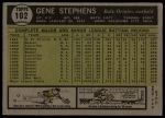 1961 Topps #102 Gene Stephens<br />B61T 15 1471<br /><a class='button AddToCart' data-ajax='true' data-ajax-mode='replace' data-ajax-update='#cart-info' href='/AddToCart?itemId=7060032&quantity=1&type=0'>Add To Cart</a>