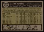 1961 Topps #495 Elston Howard<br />B61T 15 1474<br /><a class='button AddToCart' data-ajax='true' data-ajax-mode='replace' data-ajax-update='#cart-info' href='/AddToCart?itemId=7060037&quantity=1&type=0'>Add To Cart</a>