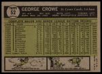 1961 Topps #52 George Crowe<br />B61T 15 1559<br /><a class='button AddToCart' data-ajax='true' data-ajax-mode='replace' data-ajax-update='#cart-info' href='/AddToCart?itemId=7060129&quantity=1&type=0'>Add To Cart</a>