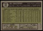 1961 Topps #82 Joe Christopher<br />B61T 15 1579<br /><a class='button AddToCart' data-ajax='true' data-ajax-mode='replace' data-ajax-update='#cart-info' href='/AddToCart?itemId=7060155&quantity=1&type=0'>Add To Cart</a>