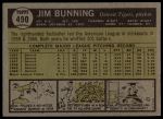 1961 Topps #490 Jim Bunning<br />B61T 15 1603<br /><a class='button AddToCart' data-ajax='true' data-ajax-mode='replace' data-ajax-update='#cart-info' href='/AddToCart?itemId=7060205&quantity=1&type=0'>Add To Cart</a>