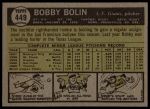 1961 Topps #449 Bobby Bolin<br />B61T 15 1614<br /><a class='button AddToCart' data-ajax='true' data-ajax-mode='replace' data-ajax-update='#cart-info' href='/AddToCart?itemId=7060227&quantity=1&type=0'>Add To Cart</a>
