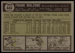 1961 Topps #445 Frank Malzone<br />B61T 15 1651<br /><a class='button AddToCart' data-ajax='true' data-ajax-mode='replace' data-ajax-update='#cart-info' href='/AddToCart?itemId=7060291&quantity=1&type=0'>Add To Cart</a>