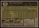 1961 Topps #55 Jim Davenport<br />B61T 15 1689<br /><a class='button AddToCart' data-ajax='true' data-ajax-mode='replace' data-ajax-update='#cart-info' href='/AddToCart?itemId=7060329&quantity=1&type=0'>Add To Cart</a>