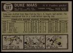 1961 Topps #387 Duke Maas<br />B61T 15 1706<br /><a class='button AddToCart' data-ajax='true' data-ajax-mode='replace' data-ajax-update='#cart-info' href='/AddToCart?itemId=7060346&quantity=1&type=0'>Add To Cart</a>