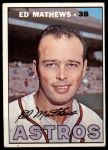 1967 Topps #166 Eddie Mathews<br />B67T 14 4655<br /><a class='button AddToCart' data-ajax='true' data-ajax-mode='replace' data-ajax-update='#cart-info' href='/AddToCart?itemId=7060579&quantity=1&type=0'>Add To Cart</a>