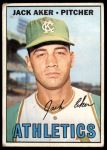 1967 Topps #110 Jack Aker<br />B67T 14 4738<br /><a class='button AddToCart' data-ajax='true' data-ajax-mode='replace' data-ajax-update='#cart-info' href='/AddToCart?itemId=7060663&quantity=1&type=0'>Add To Cart</a>
