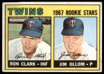 1967 Topps #137  -  Ron Clark / Jim Ollom Twins Rookies<br />B67T 14 4770<br /><a class='button AddToCart' data-ajax='true' data-ajax-mode='replace' data-ajax-update='#cart-info' href='/AddToCart?itemId=7060695&quantity=1&type=0'>Add To Cart</a>