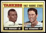 1967 Topps #442  -  Bill Robinson / Joe Verbanic Yankees Rookies<br />B67T 14 4788<br /><a class='button AddToCart' data-ajax='true' data-ajax-mode='replace' data-ajax-update='#cart-info' href='/AddToCart?itemId=7060713&quantity=1&type=0'>Add To Cart</a>