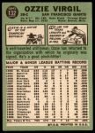 1967 Topps #132 Ozzie Virgil<br />B67T 14 4927<br /><a class='button AddToCart' data-ajax='true' data-ajax-mode='replace' data-ajax-update='#cart-info' href='/AddToCart?itemId=7060910&quantity=1&type=0'>Add To Cart</a>