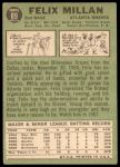 1967 Topps #89 Felix Millan<br />B67T 14 5028<br /><a class='button AddToCart' data-ajax='true' data-ajax-mode='replace' data-ajax-update='#cart-info' href='/AddToCart?itemId=7061049&quantity=1&type=0'>Add To Cart</a>