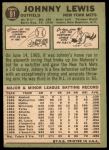 1967 Topps #91 Johnny Lewis<br />B67T 14 5089<br /><a class='button AddToCart' data-ajax='true' data-ajax-mode='replace' data-ajax-update='#cart-info' href='/AddToCart?itemId=7061112&quantity=1&type=0'>Add To Cart</a>