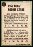 1967 Topps #272  -  Bill Connors / Dave Dowling Cubs Rookies<br />B67T 14 5215<br /><a class='button AddToCart' data-ajax='true' data-ajax-mode='replace' data-ajax-update='#cart-info' href='/AddToCart?itemId=7061240&quantity=1&type=0'>Add To Cart</a>