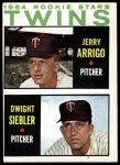 #516 Twins Rookies Jerry Arrigo / Dwight Siebler 