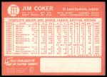 1964 Topps #211 Jim Coker<br />B64T 12 8107<br /><a class='button AddToCart' data-ajax='true' data-ajax-mode='replace' data-ajax-update='#cart-info' href='/AddToCart?itemId=7061487&quantity=1&type=0'>Add To Cart</a>